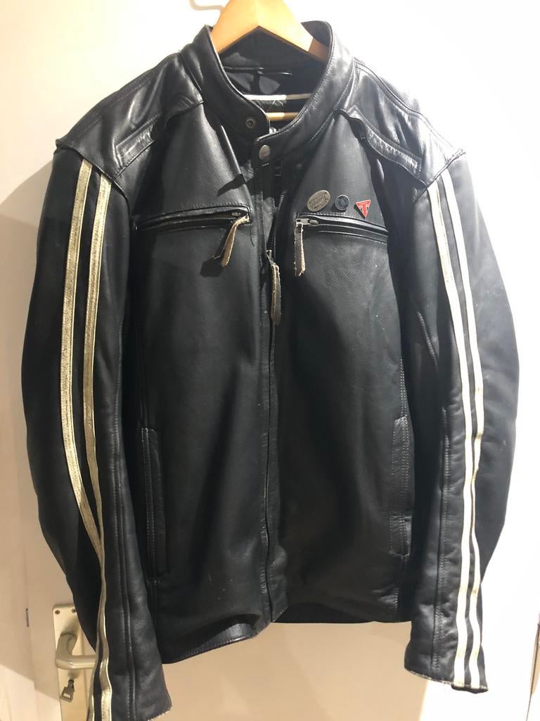 Veste cuir moto triumph xxl, Motos, Enlèvement ou Envoi