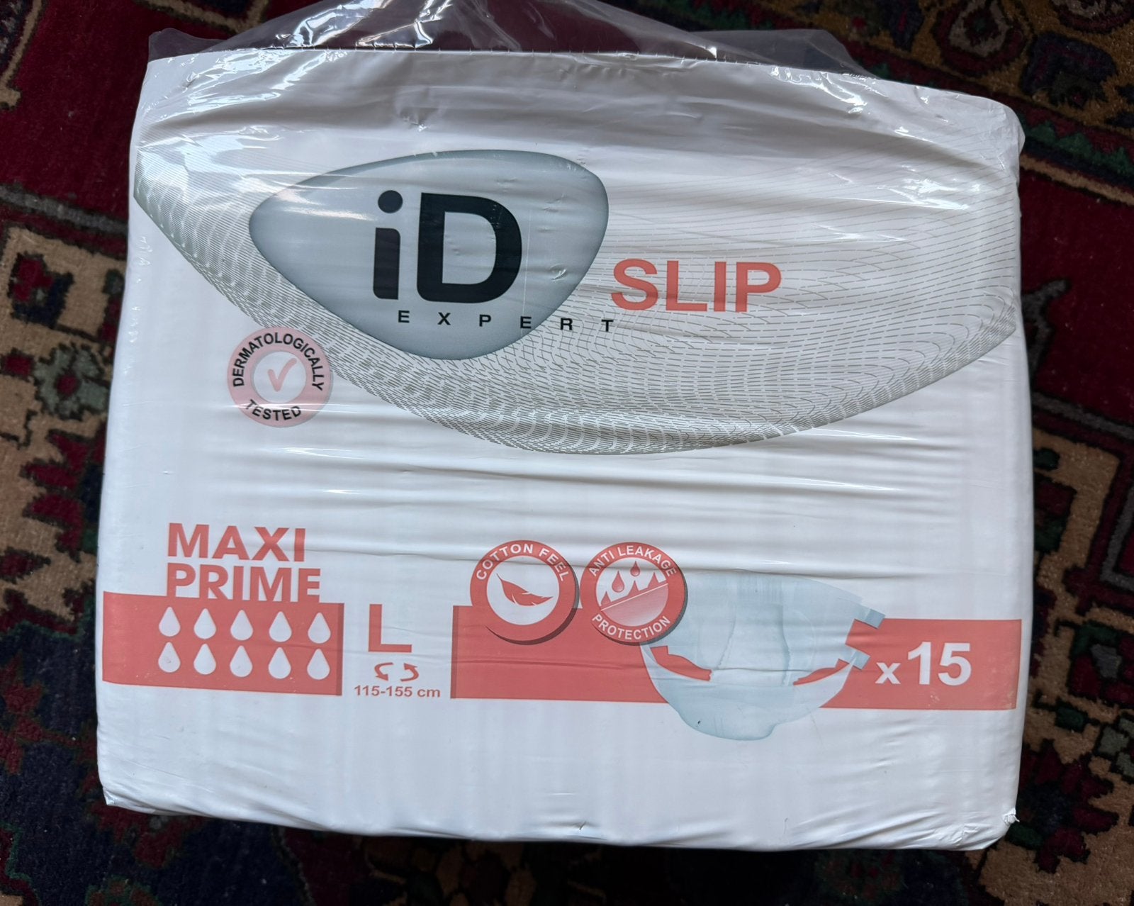 Fiche d'identification Maxi Prime taille L, Enlèvement, Neuf