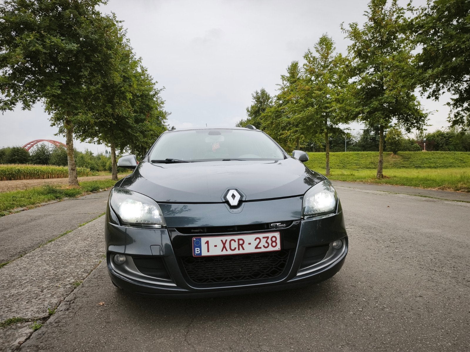 Renault Megane GT line, Auto's, Zwart, Leder en Stof, 5 deurs, Particulier