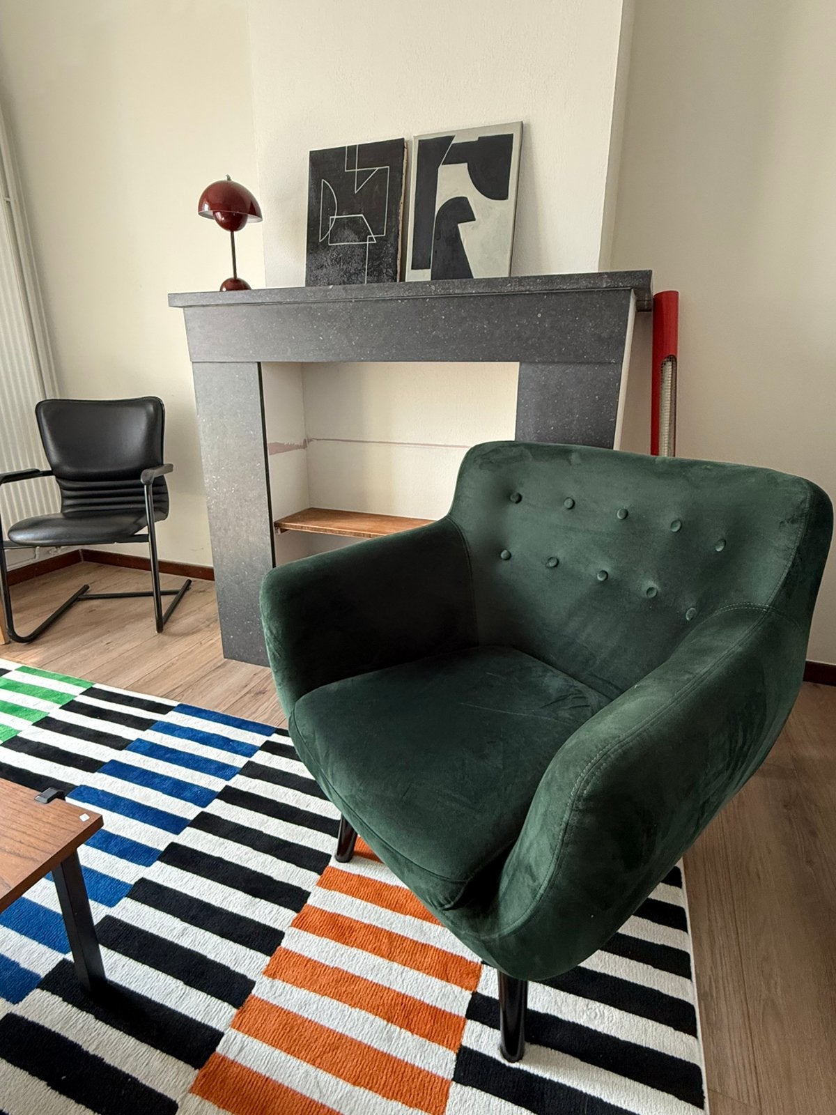 2 fauteuils en velours –Très confortables –État impeccable, Maison & Meubles, Enlèvement, Comme neuf