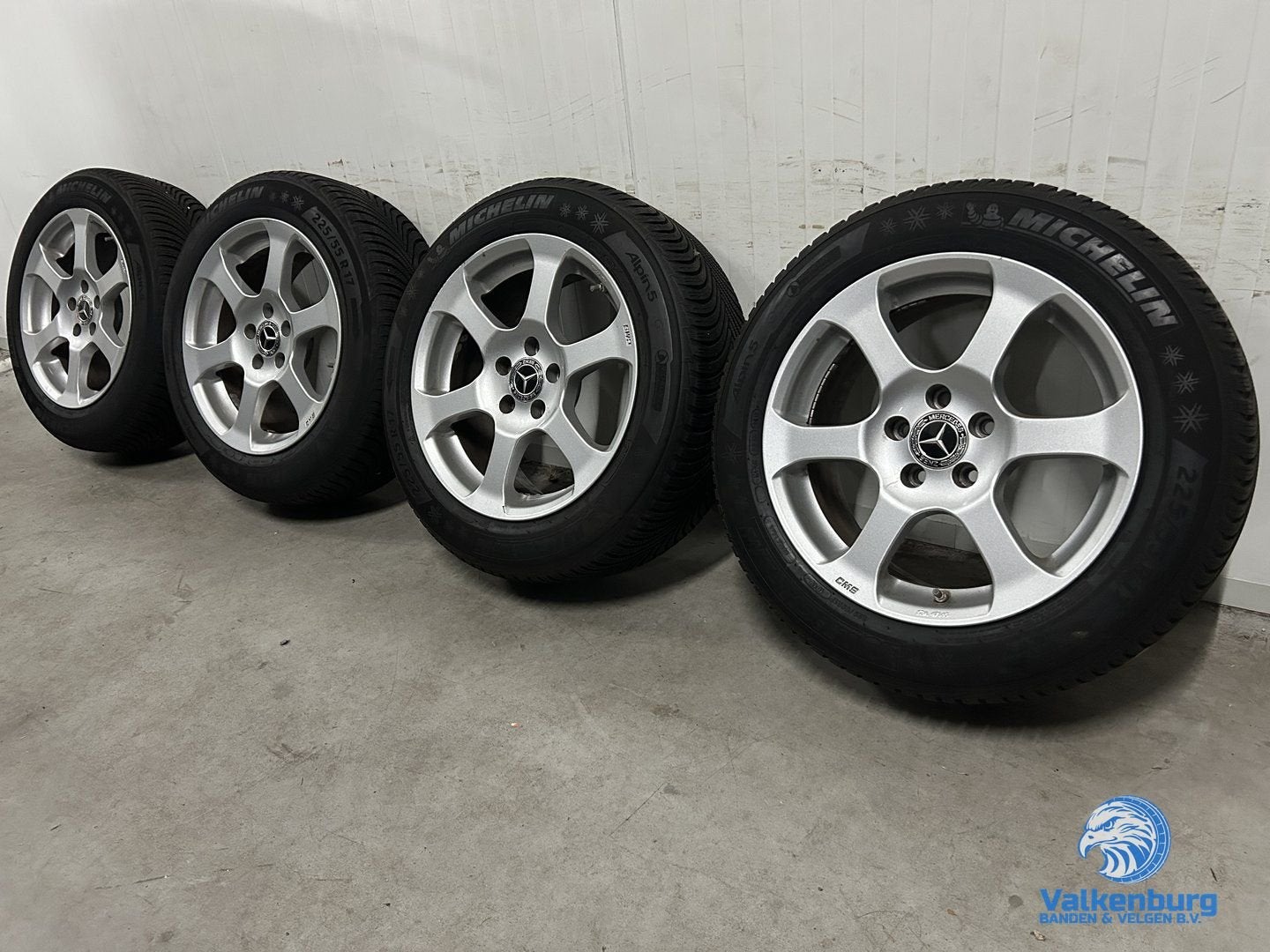 8mm! Mercedes Vito V-Klasse W447 17 inch CMS velgen TPMS 5x1, Gebruikt, -, -, Banden en Velgen