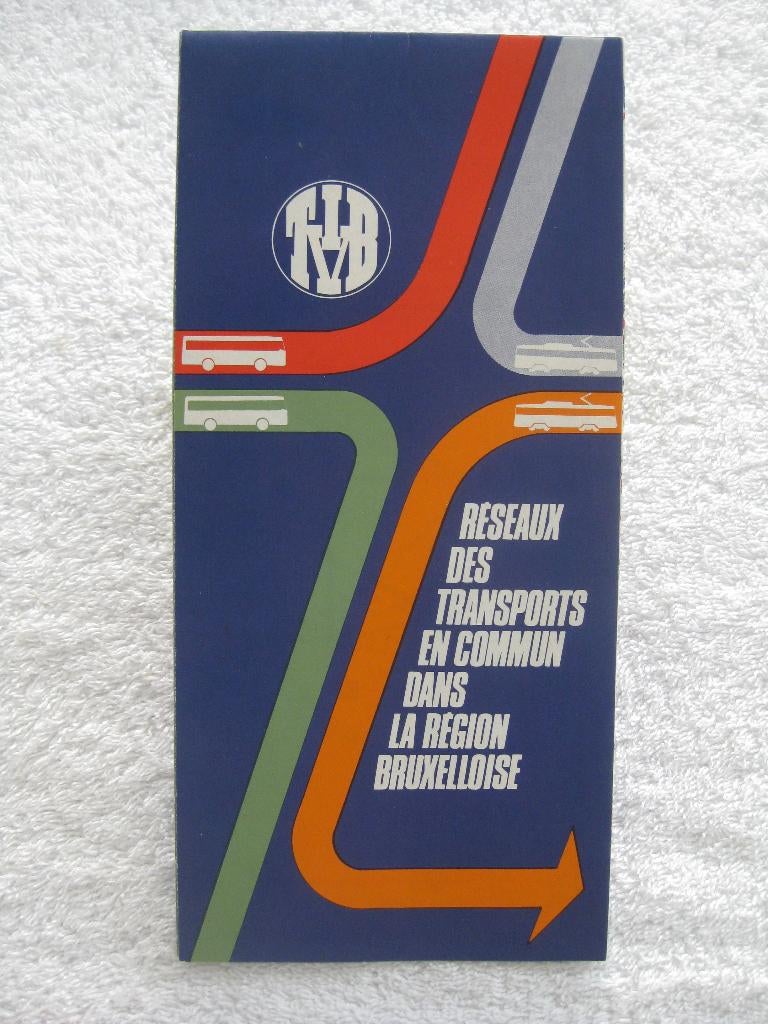 STIB MIVB – SNCV NMVB - réseau 1975, Enlèvement ou Envoi, Tram