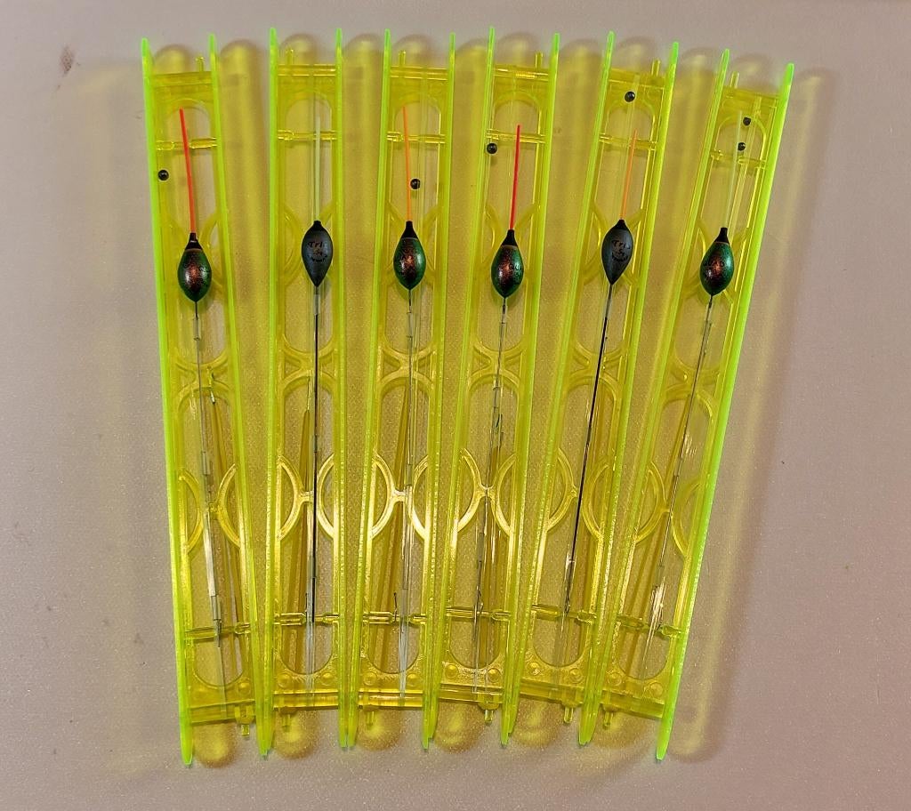 Hengelsport 6 zelfgemaakte vislijntjes set 69, Watersport en Boten, Ophalen of Verzenden, Nieuw, Vaste hengel