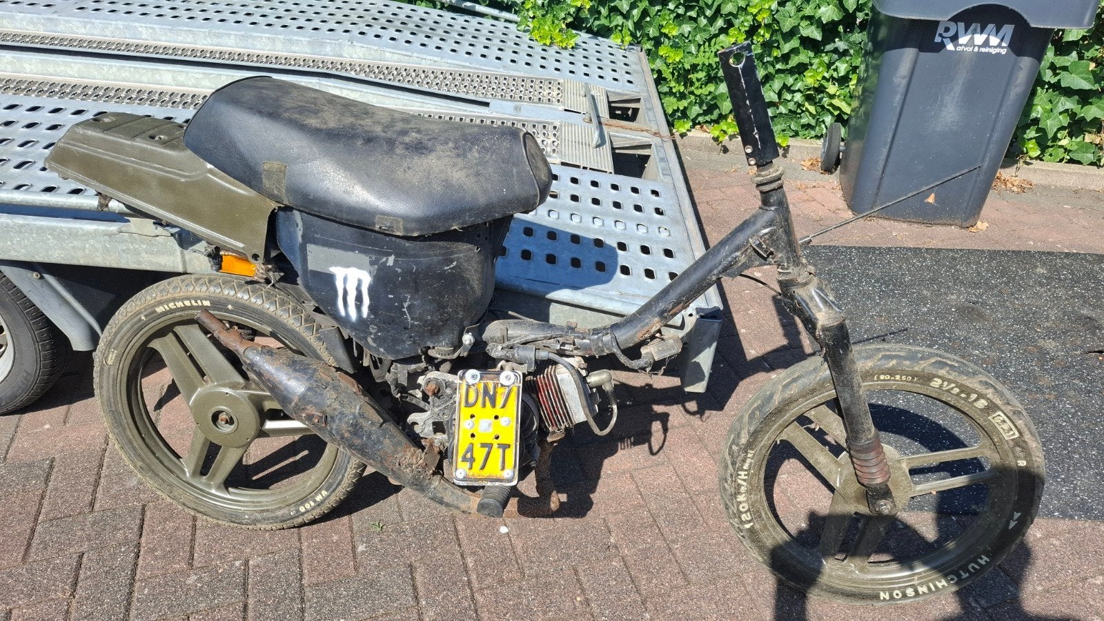 Te koop een honda wallaroo ab24 op geel kenteken b klasse, Ophalen, Gebruikt, Overige modellen, 49 cc
