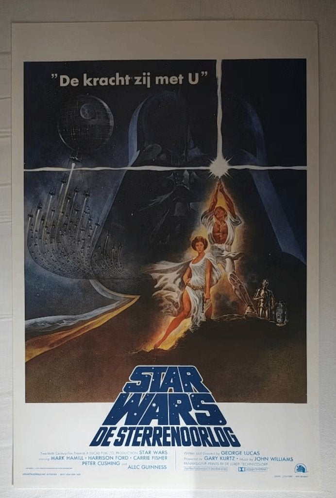 Star wars filmposter, Verzamelen, Star Wars, Ophalen, Zo goed als nieuw, Boek of Poster