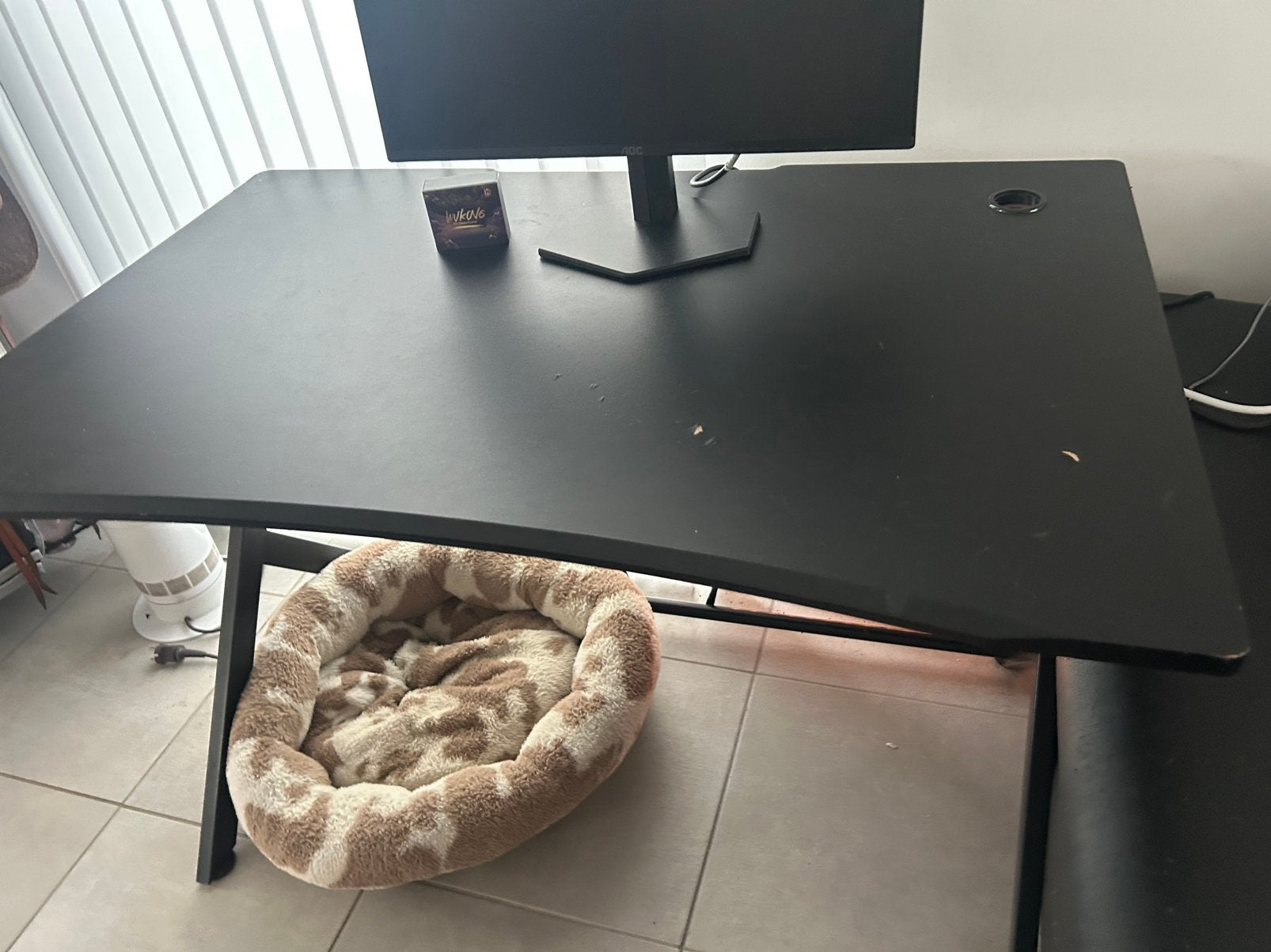 building champions gaming bureau, Maison & Meubles, 120 cm, Goulotte de câbles, Comme neuf, Bois