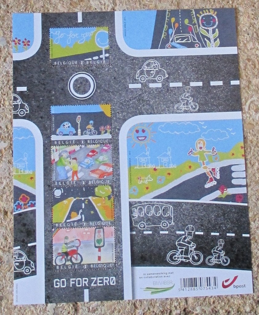 1 blok BL204 go for zero 5 x nummer 2, Frankeerzegel, Ophalen of Verzenden, Zonder stempel, Postfris