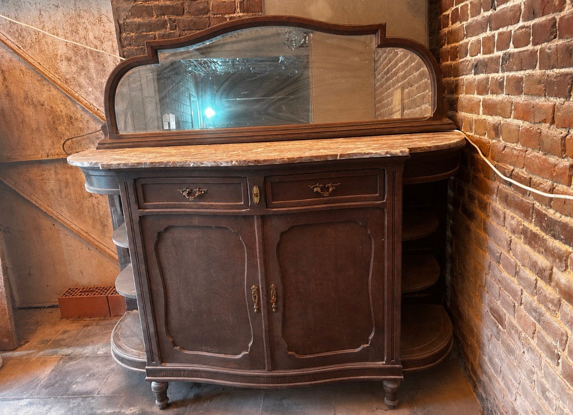 Gratis eiken kast, Antiek en Kunst, Ophalen