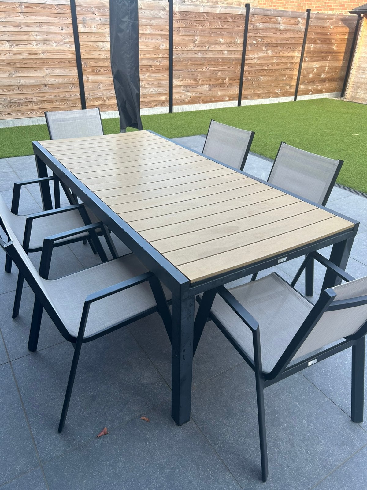 Tuintafel uitschuifbaar, Tuin en Terras, Ophalen, Zo goed als nieuw