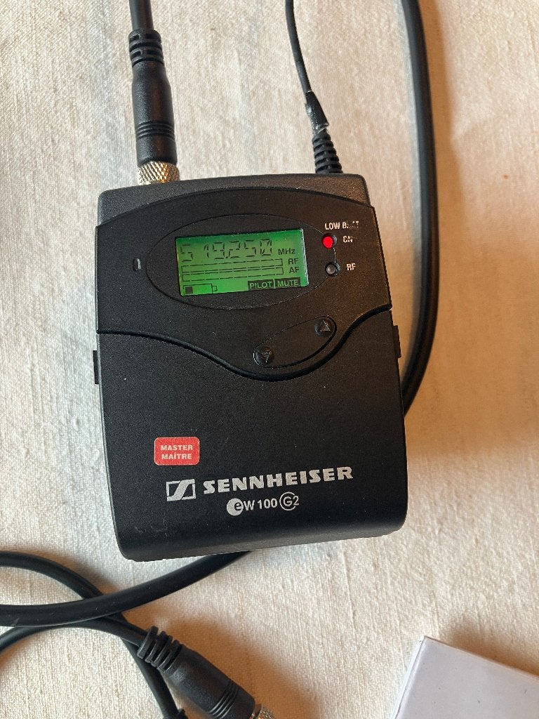 Sennheiser EW100G2 draadloze lavalierset, Ophalen of Verzenden, Gebruikt