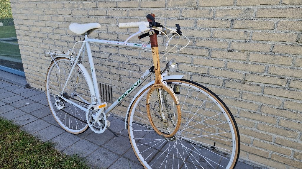 Vintage Peugeot tennis Club fiets, 100jaar Roland Garros, 57 à 61 cm, Enlèvement, Utilisé, 26 pouces