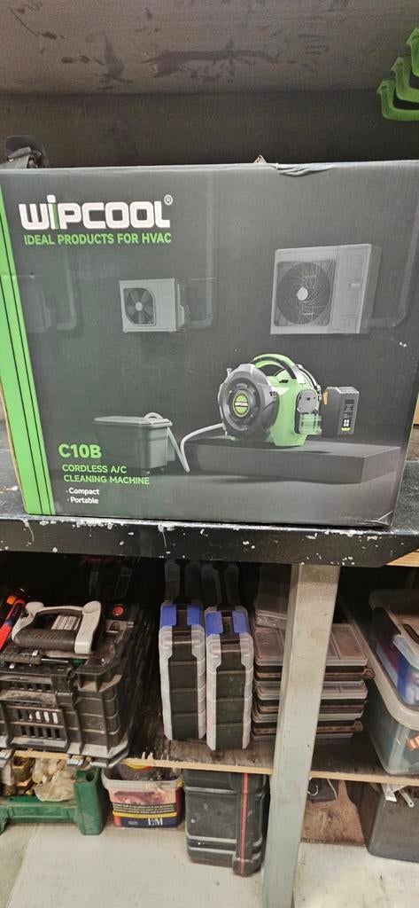 Wipcool airco hogedrukreiniger op batterij, Enlèvement, Neuf