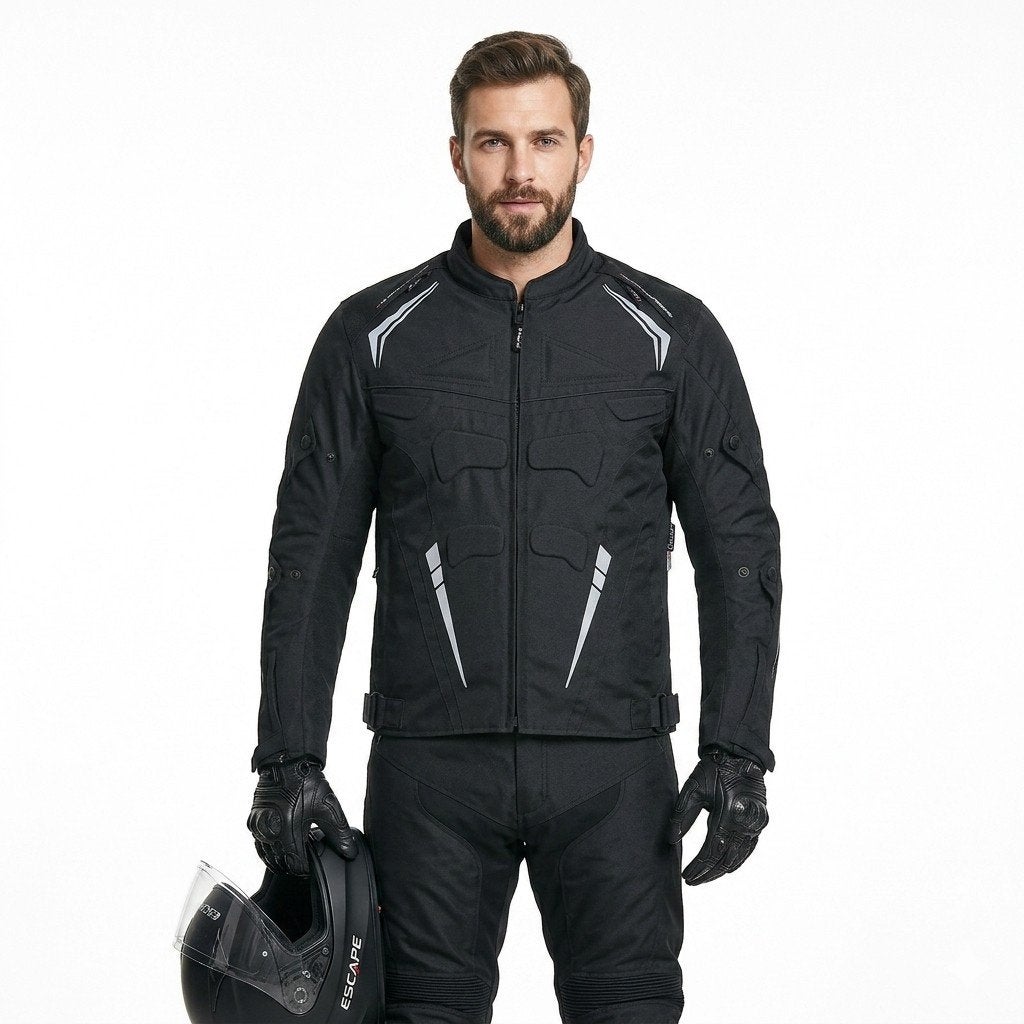 600D cordura textiel motorjas nieuwe CE protectoren, Verzenden, Nieuw met kaartje, Jas | textiel