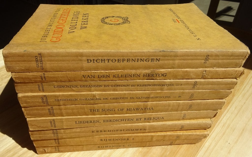Guido Gezelle 1930 volledige werken / 9 boeken, Antiek en Kunst, Antiek | Boeken en Manuscripten, Ophalen of Verzenden, Guido Gezelle