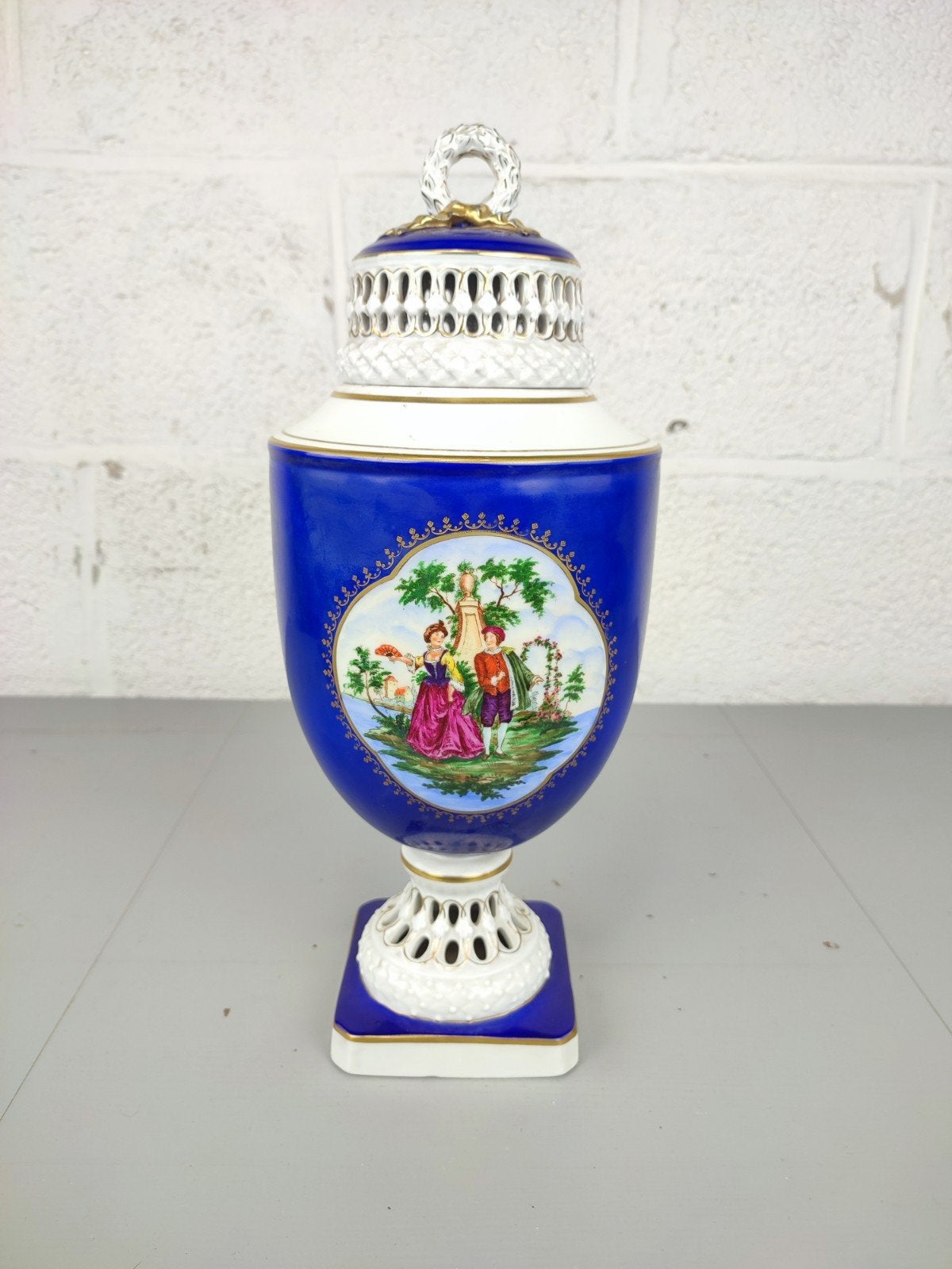Grote Schierholz vaas uit Thüringen, Antiek en Kunst, Ophalen of Verzenden