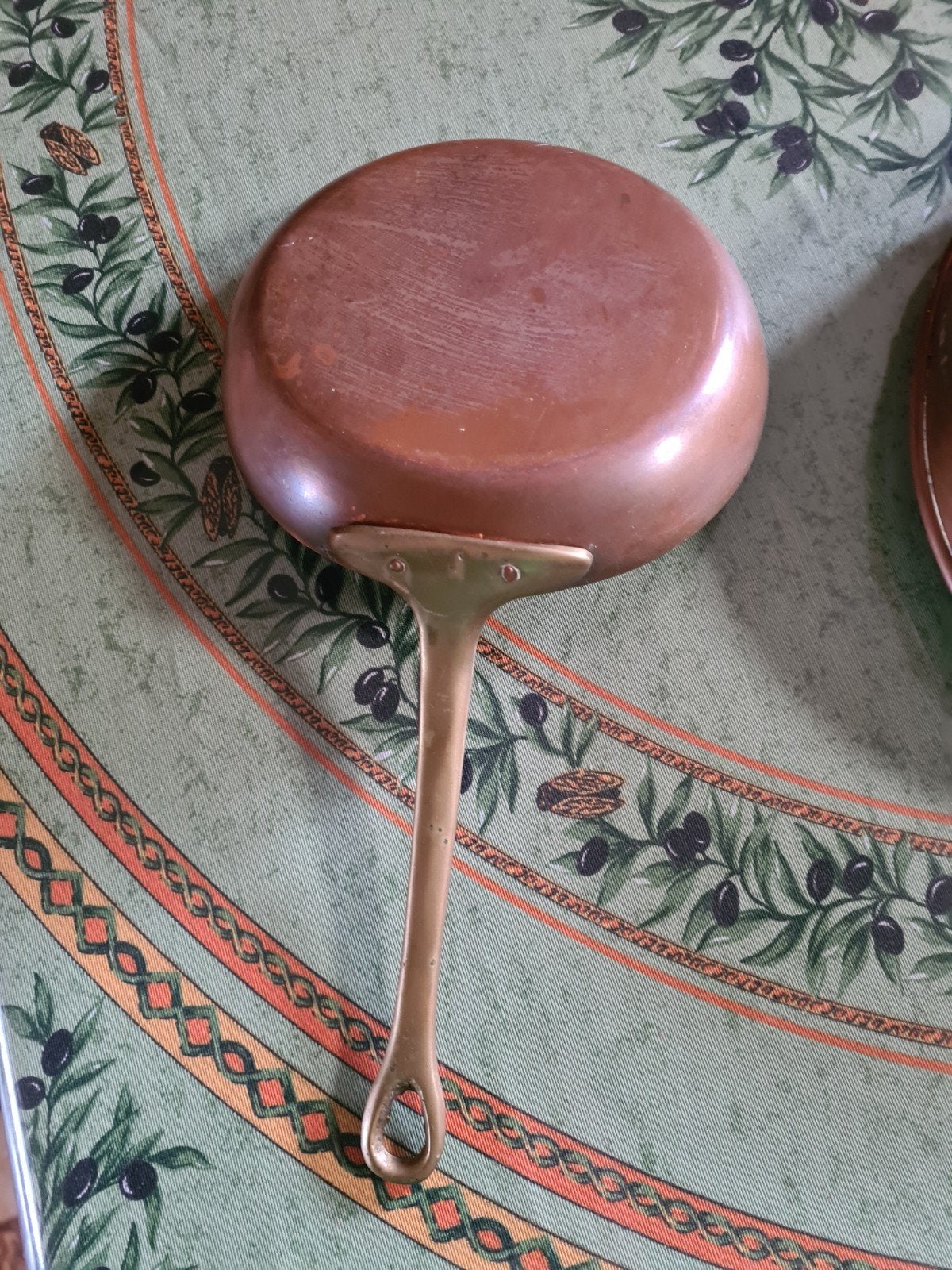 Poêle vintage en cuivre, Enlèvement ou Envoi