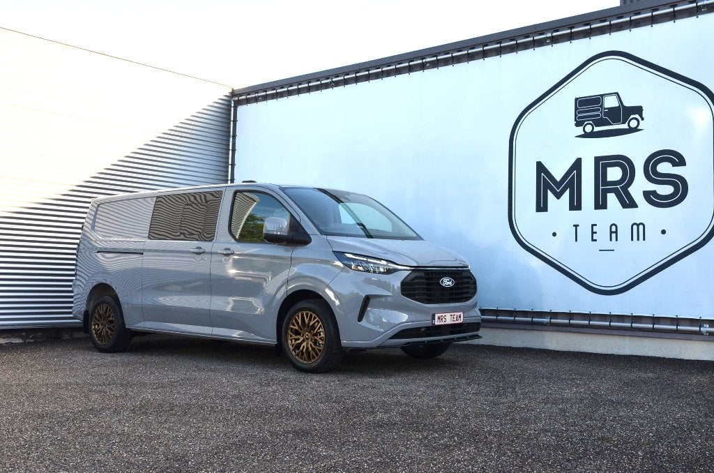 Ford Transit Custom-L2-Limited-Dubbelcabine-Nieuw- 39990+BTW, Argent ou Gris, Achat, 6 portes, Euro 6