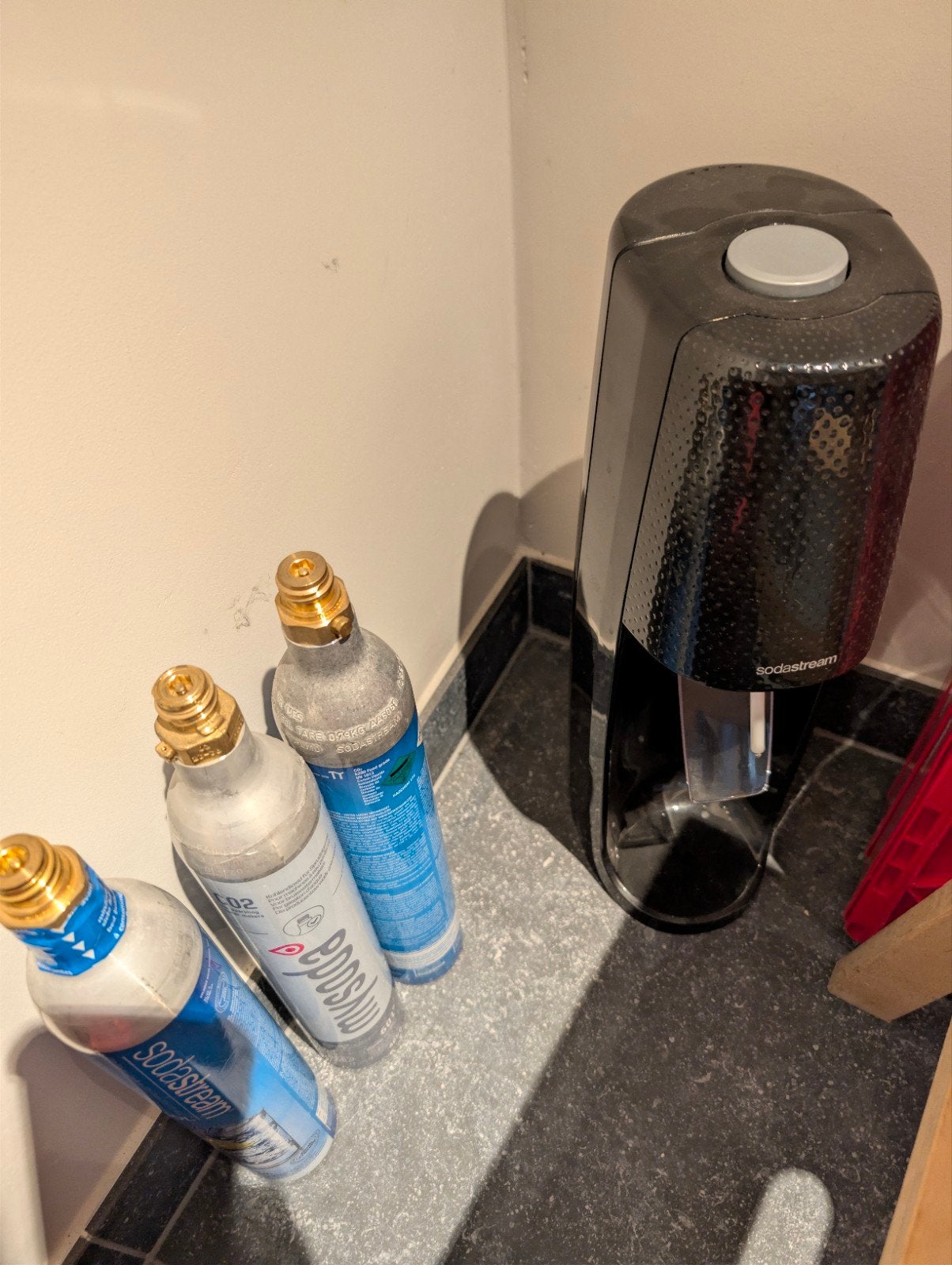 Soda stream sodastream met 3 bussen, Maison & Meubles, Enlèvement ou Envoi