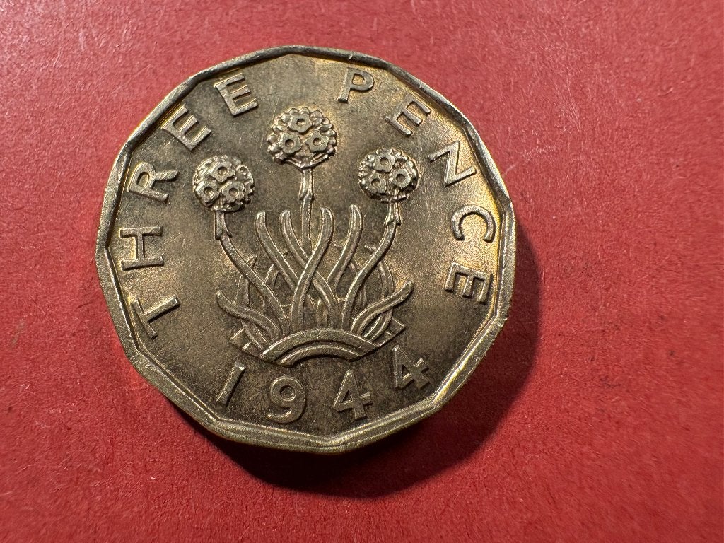 Royaume-Uni (UK) - 3 Pence 1944 (#206#), Enlèvement ou Envoi, Autres pays, Monnaie en vrac