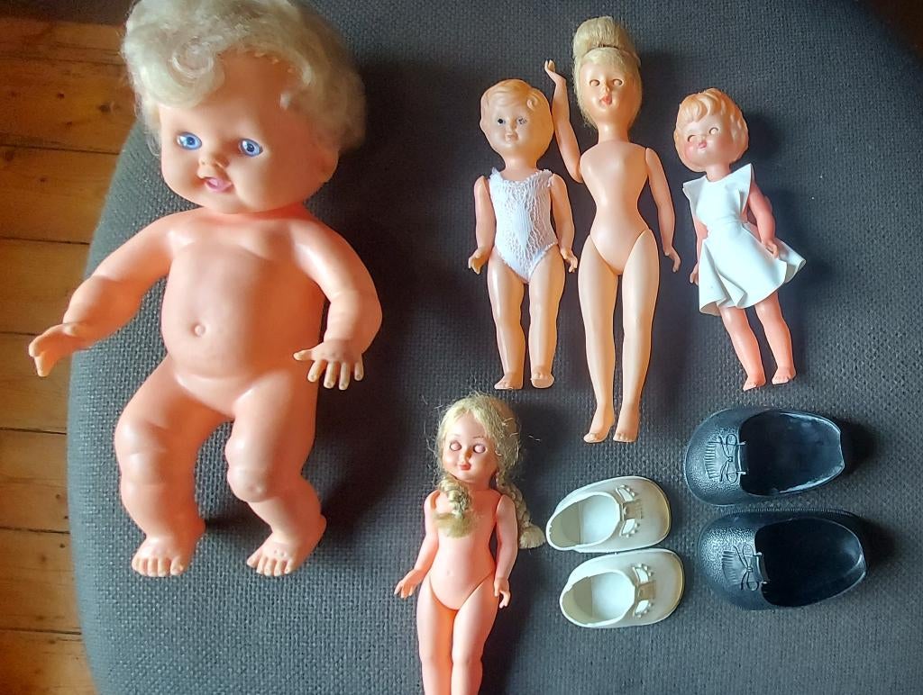 5 popjes, Collections, Jouets miniatures, Utilisé, Enlèvement