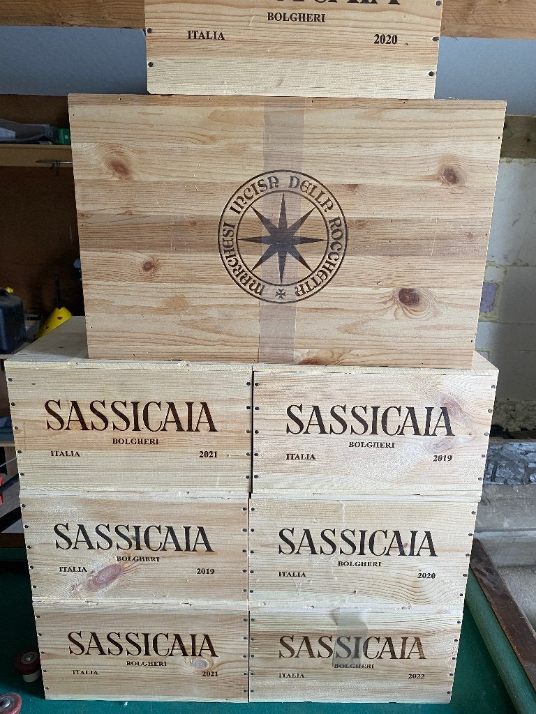 Wijn kistjes Sassicaia, Enlèvement, Comme neuf