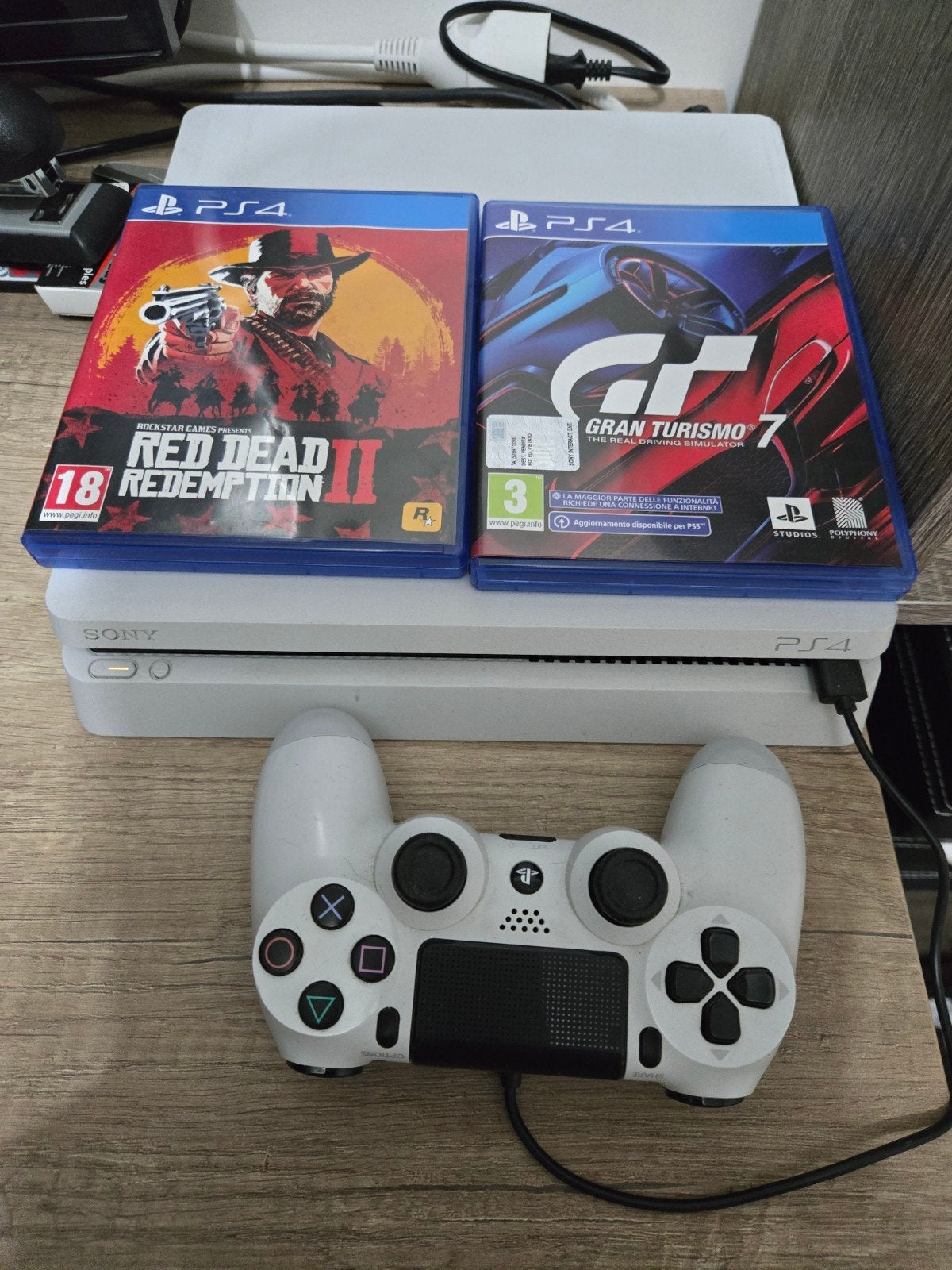 Playstation 4 ps4 + red dead redemption 2 en gran turismo 7, Ophalen