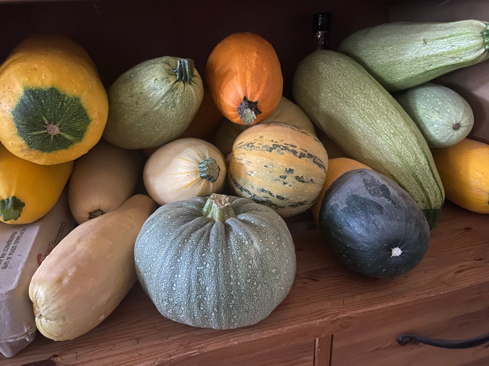 Courgettes te koop te Alsemberg, Ophalen