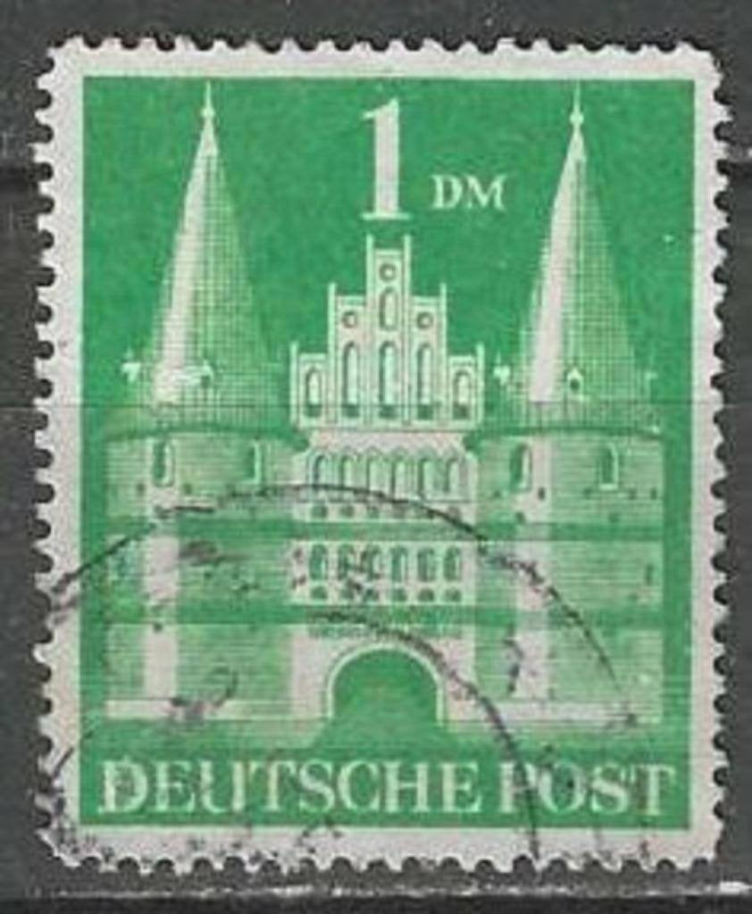 Allemagne Bizone 1948/1949 - Yvert 65A - Monuments (ST), Timbres & Monnaies, Timbres | Europe | Allemagne, Envoi, Affranchi