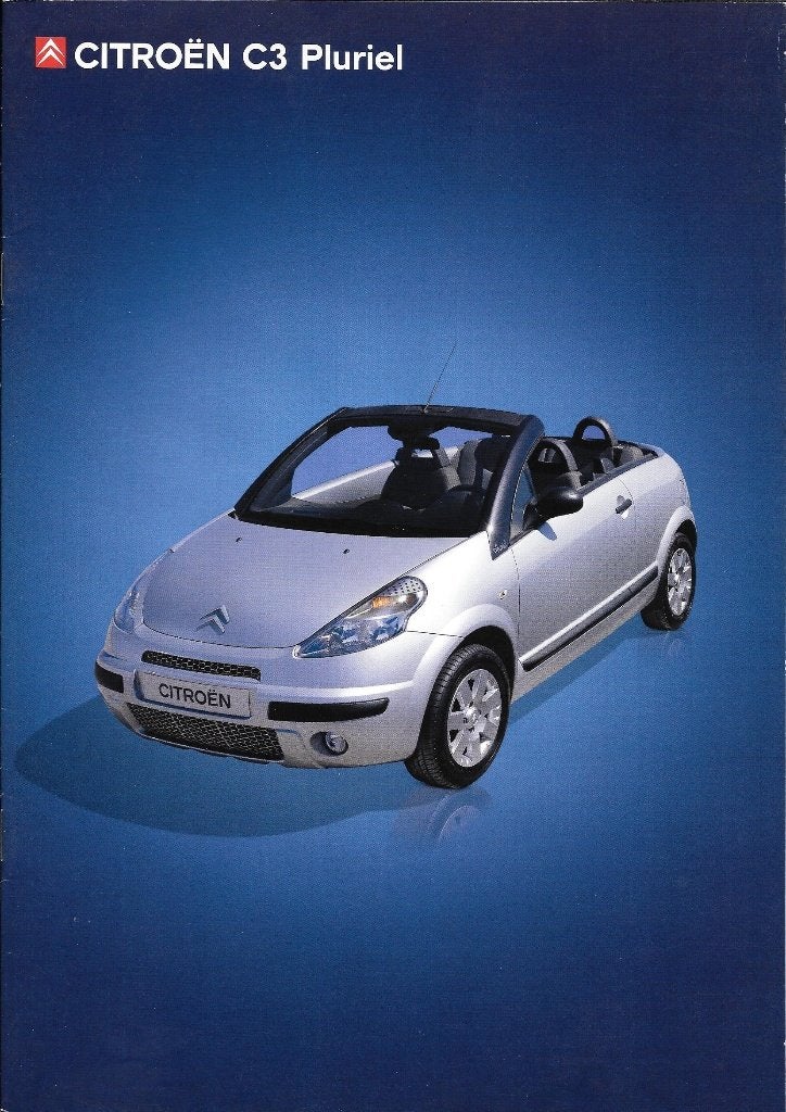 CITROËN C3 PLURIEL, Boeken, Auto's | Folders en Tijdschriften, Ophalen of Verzenden, Zo goed als nieuw, Citroën