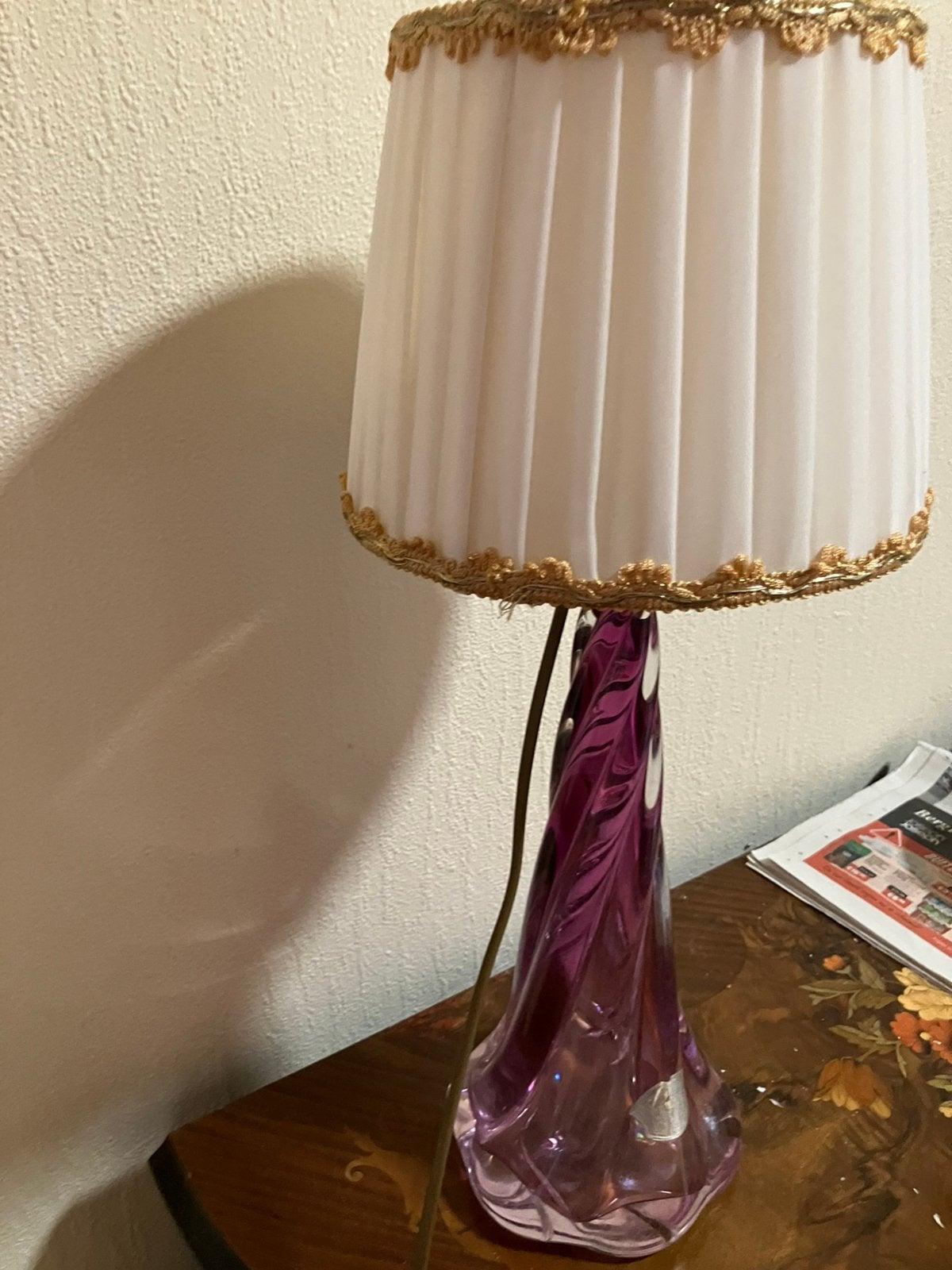 Val saint lambert lamp, Antiek en Kunst, Ophalen
