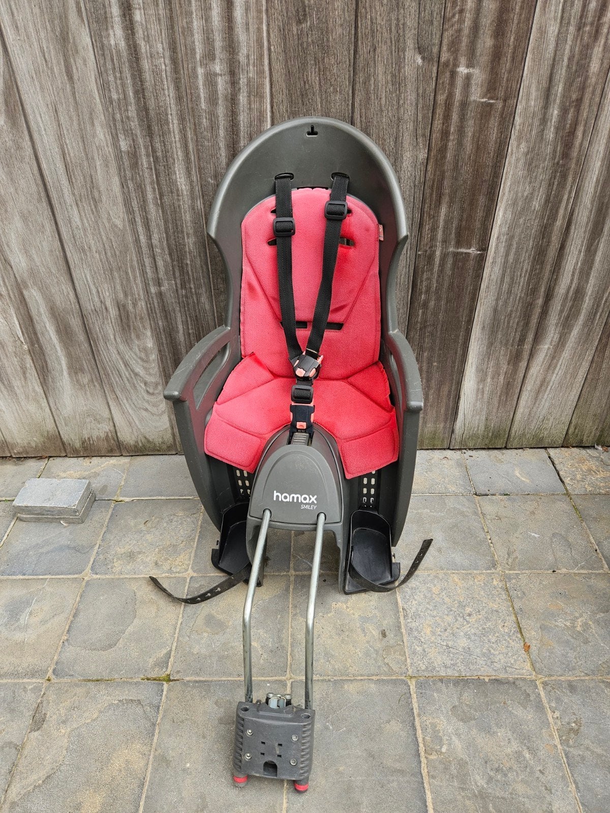 fietsstoel hamax smiley, Repose-pieds, 15 à 25 kg, Enlèvement, Utilisé