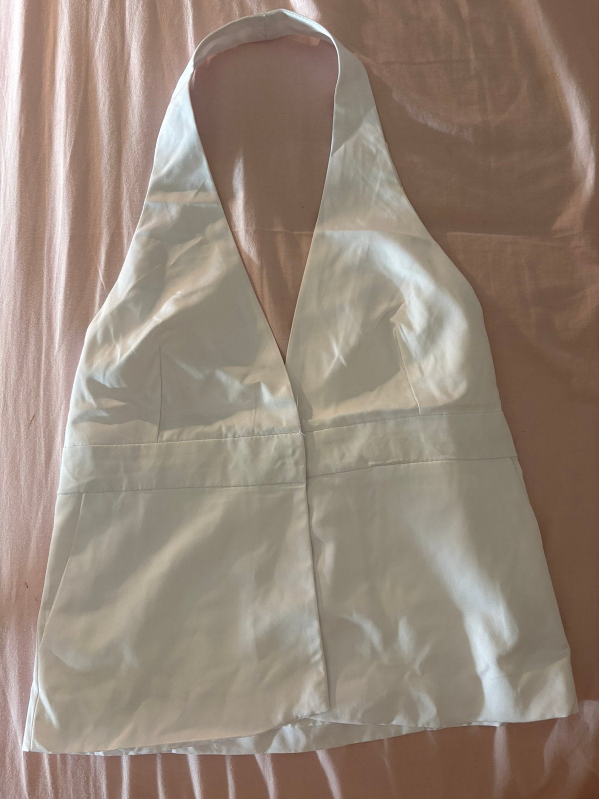 Halter-top White, Kleding | Dames, Topjes, Maat 38/40 (M), Wit, Ophalen of Verzenden, Zo goed als nieuw