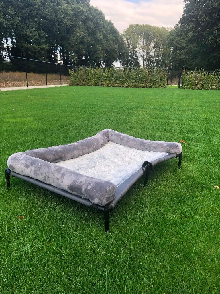 BingoPaw hondenbed op poten XXL 130x90x18 cm, Ophalen, Zo goed als nieuw