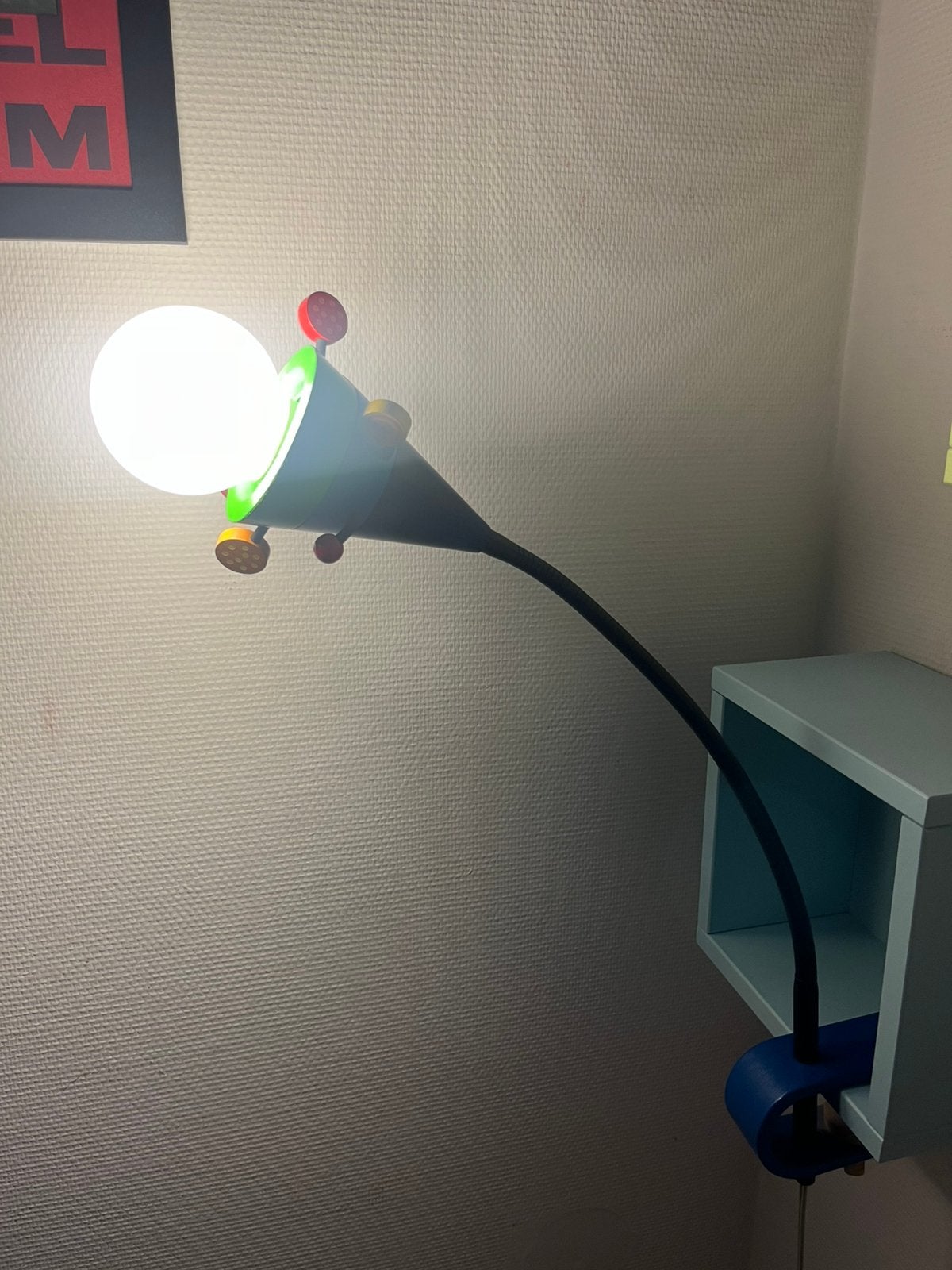 HABA kinderlamp prima staat!, Maison & Meubles, Lampes | Lampes de table, Lampe de bureau, Enlèvement, Bois, Multicolore