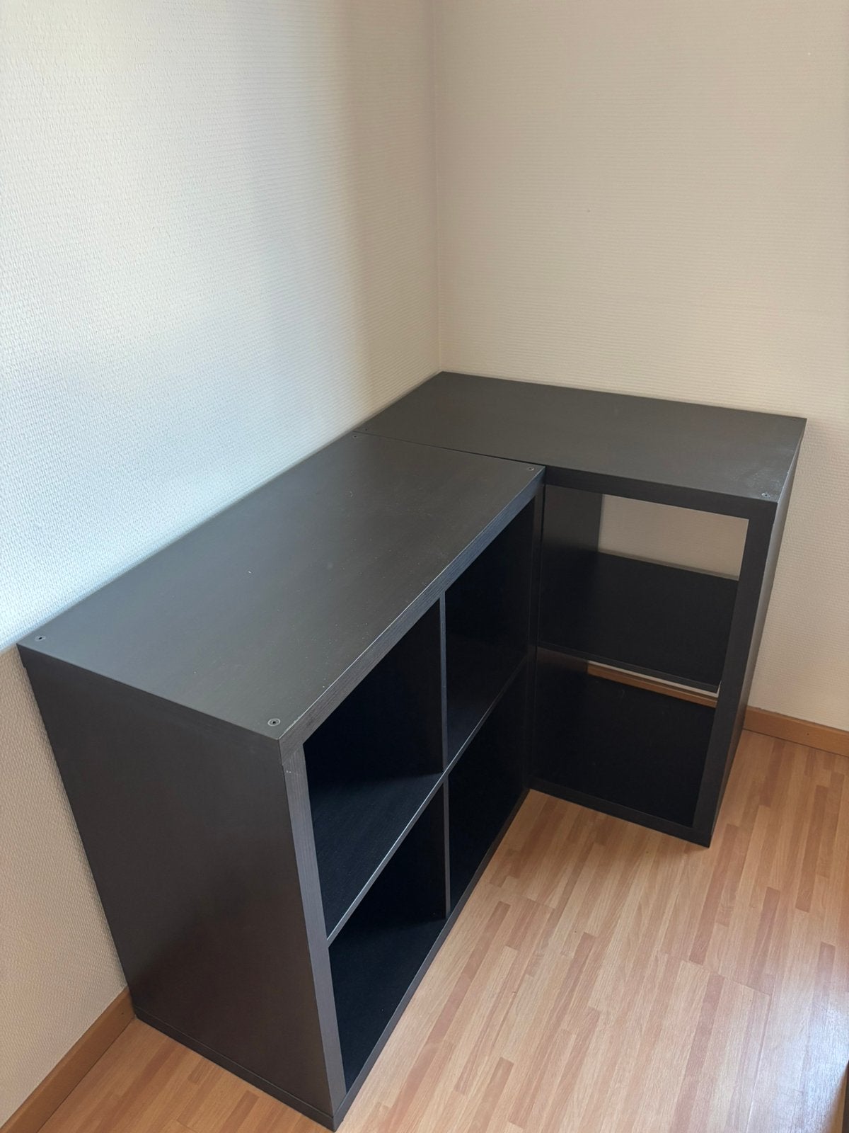 Lot de 2 fois 4 cubes de rangement noir, Maison & Meubles, Enlèvement, Comme neuf, Noir