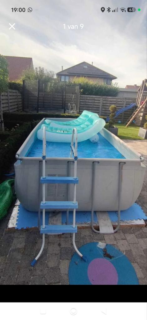 BESTWAY steel pro zwembad 4x2m + ECO warmtepomp 5,5 + extras, Ophalen, Filter