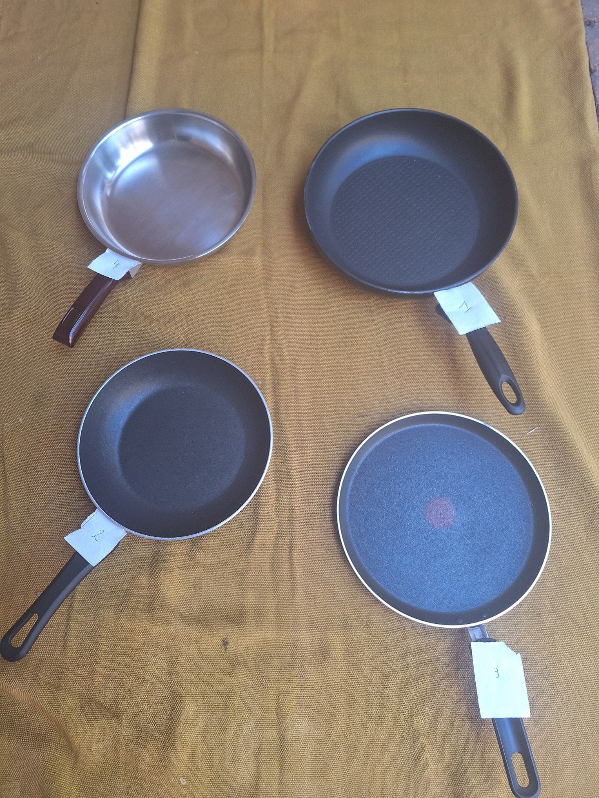 Aluminium braad pannen., Ophalen, Inox
