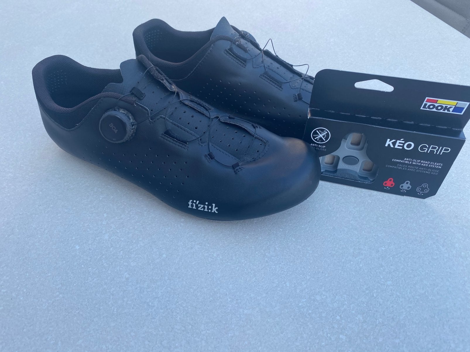 Poignée Fizik Vento (46) Keo grise (neuve), Enlèvement ou Envoi, Comme neuf, Chaussures