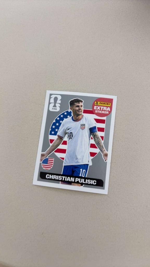 Panini World Cup - Christian Pulisic silver, Verzamelen, Ophalen, Nieuw, Spelerskaart