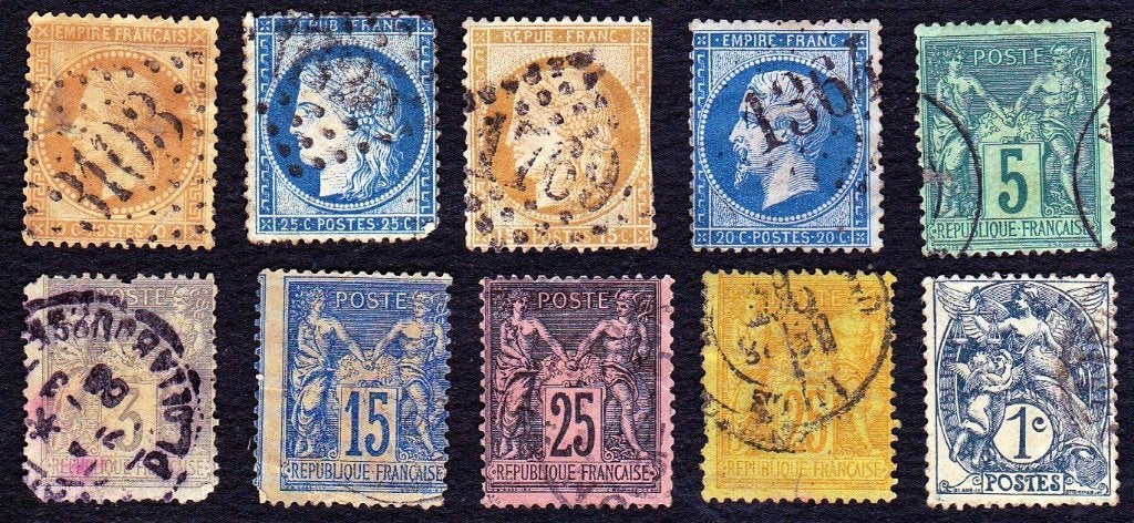 Franse postzegel., Ophalen of Verzenden