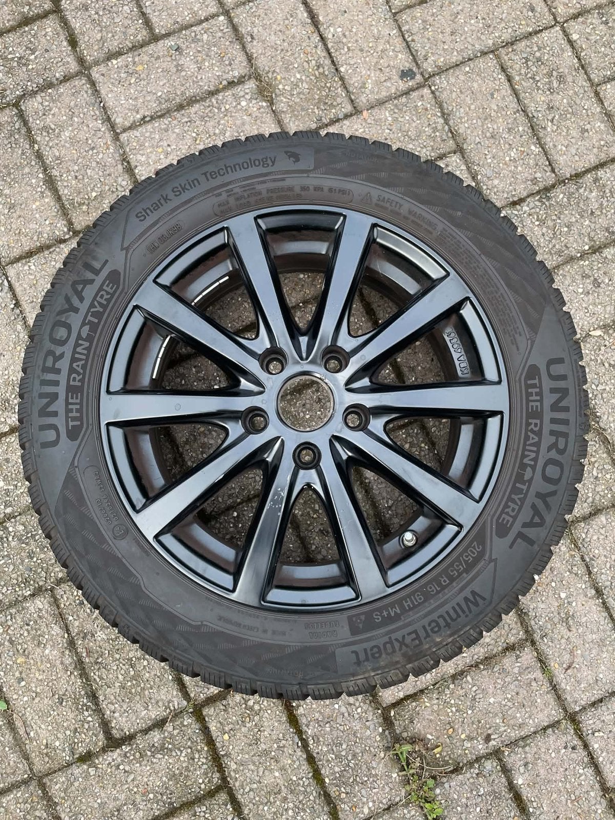 Pneus d'hiver avec jantes en aluminium, Autos : Pièces & Accessoires, Enlèvement, Pneus hiver, Pneu(s)