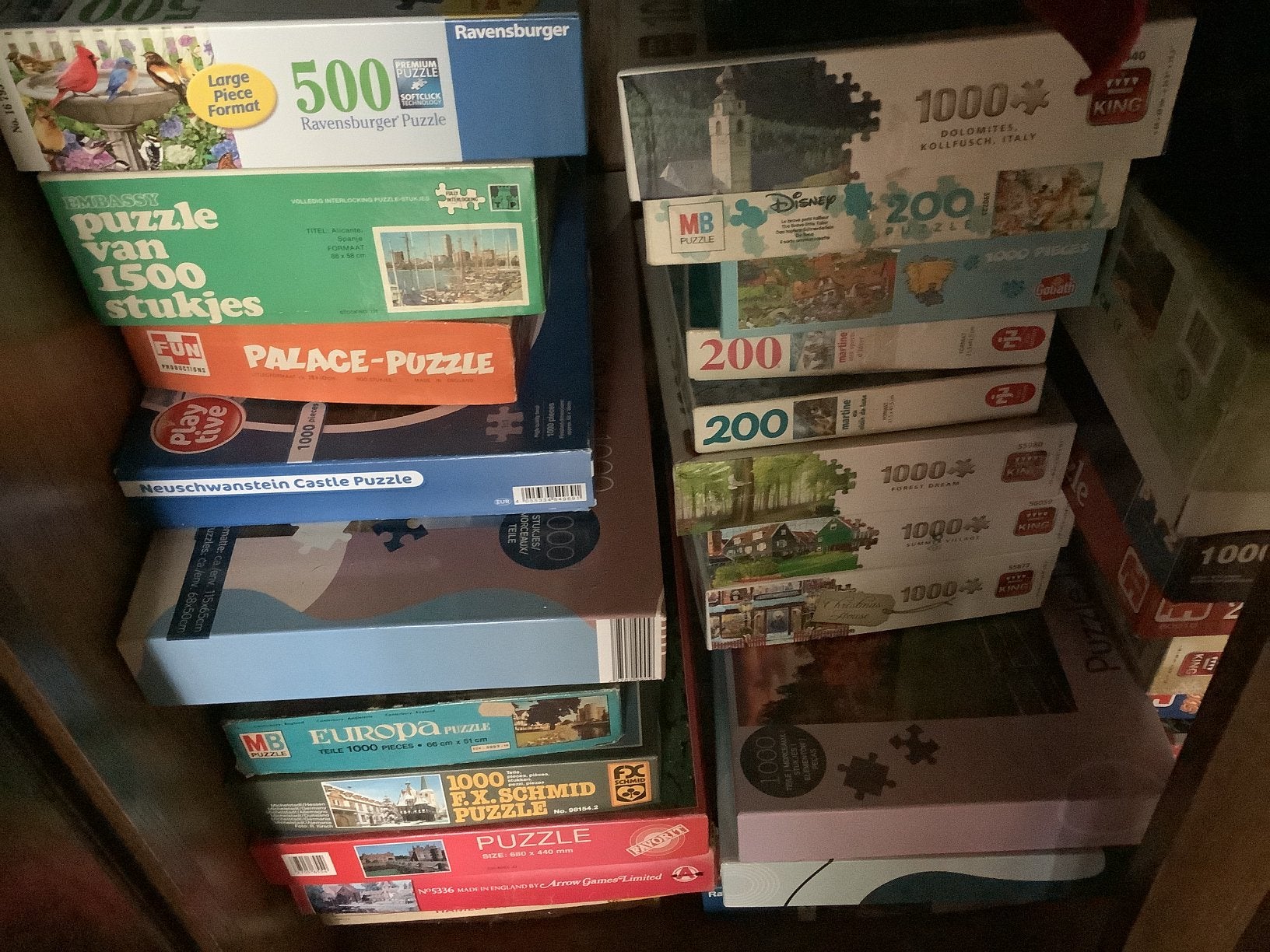 33 puzzels, Hobby en Vrije tijd, Denksport en Puzzels, Ophalen, Gebruikt, Legpuzzel
