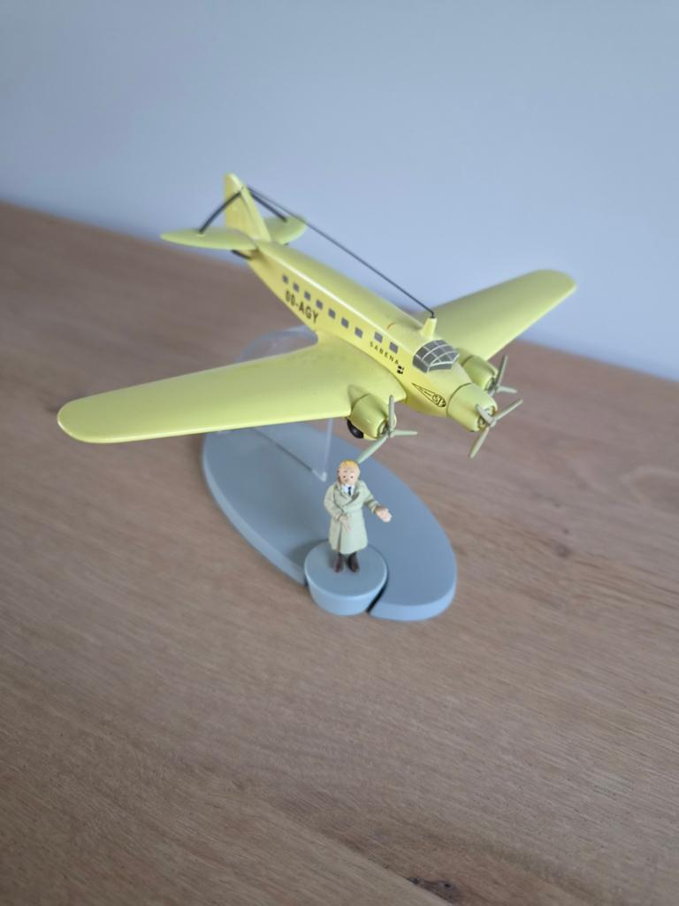 L'avion Tintin L'avion de la Sabena, Enlèvement ou Envoi, Avion
