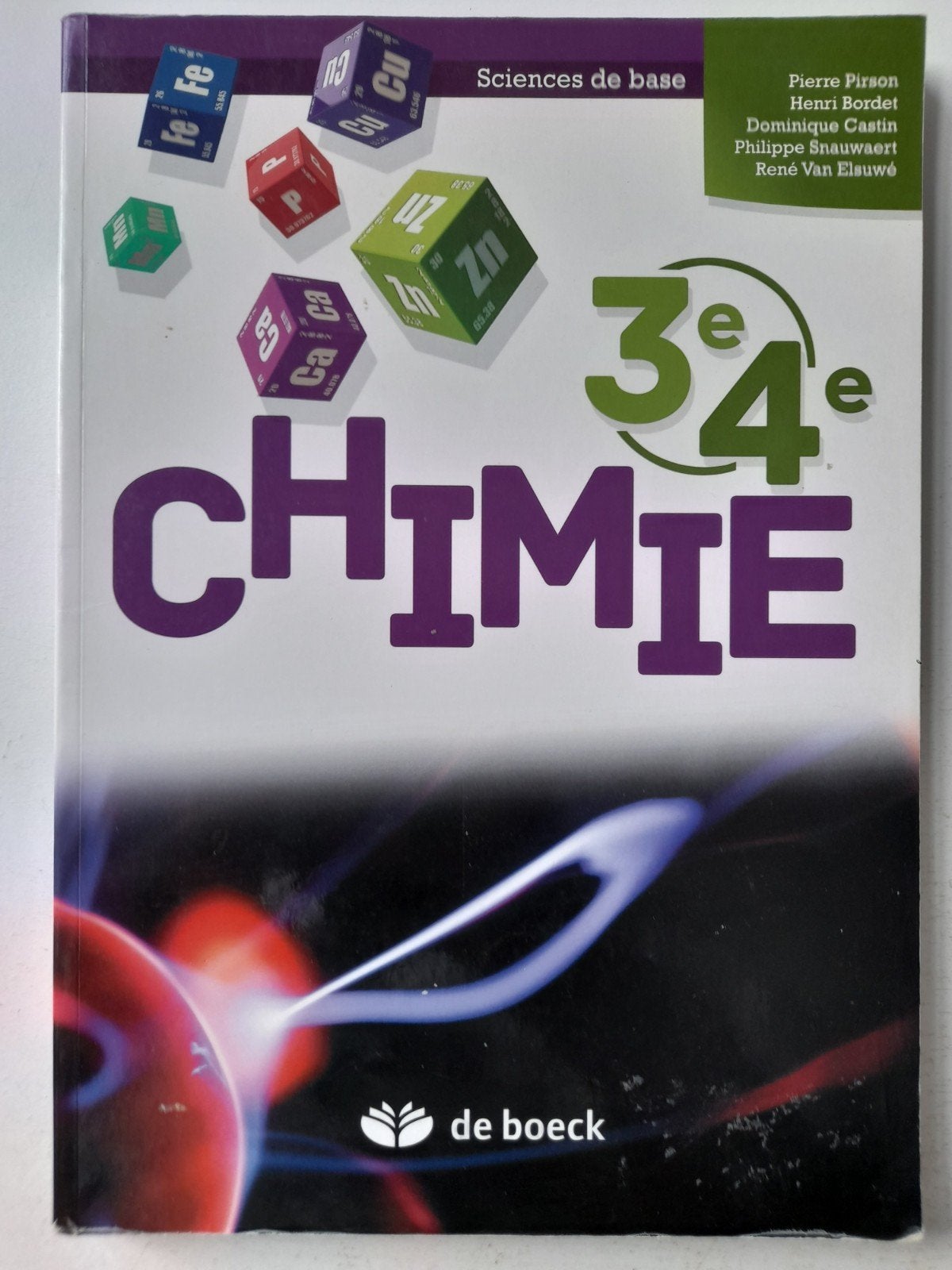 Livre de chimie 3 ème 4 ème science de base, Livres, Chimie, Enlèvement, Utilisé, Secondaire