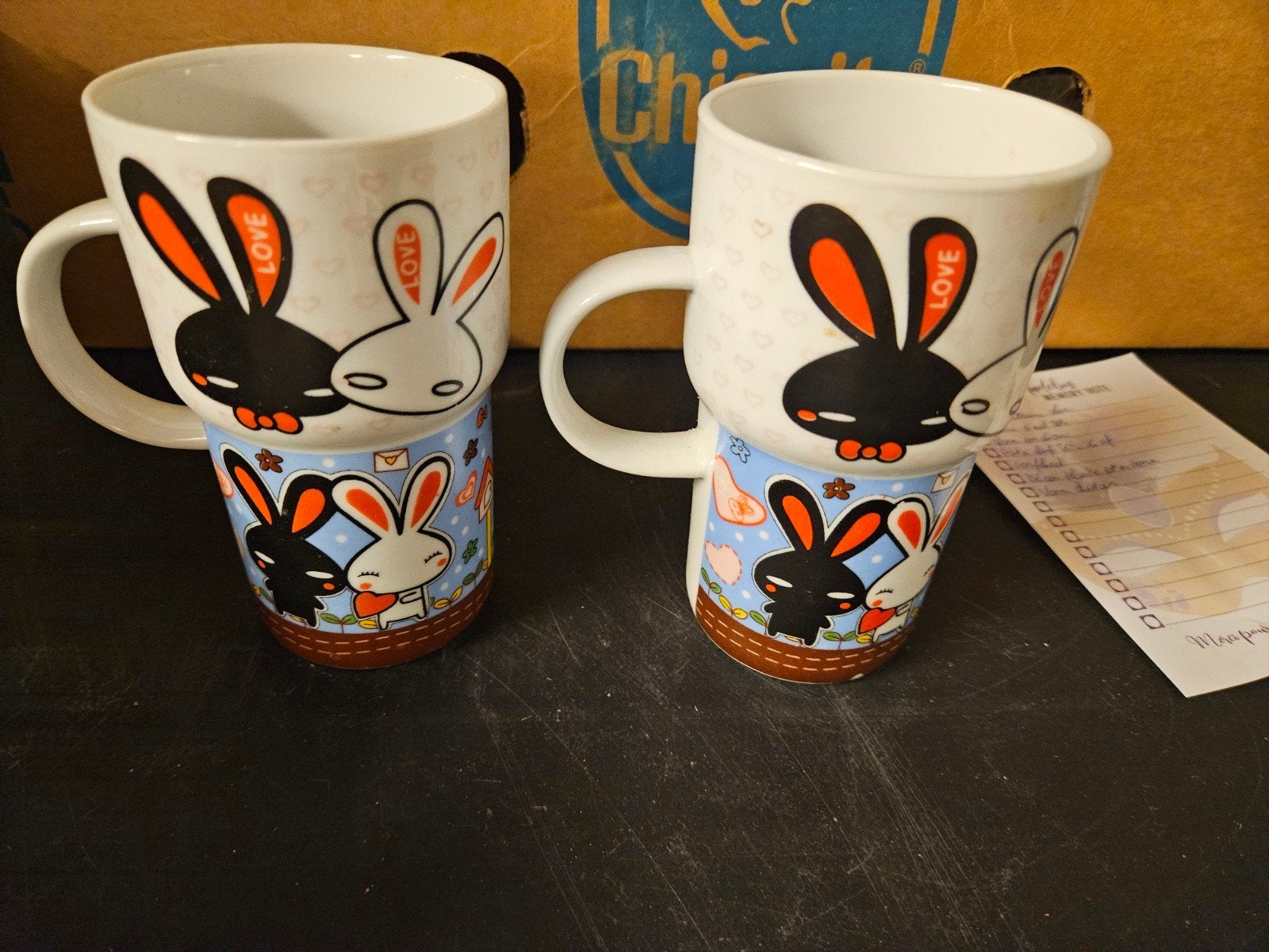 2 tasse, Maison & Meubles, Enlèvement