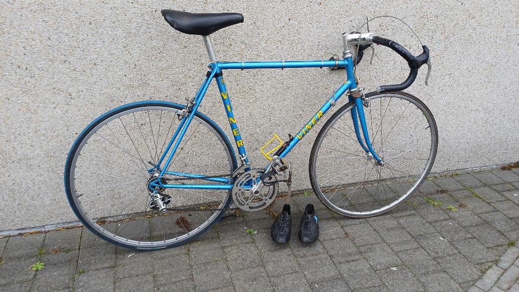 Retrokoersfiets Campagnolo Nuovo Record, Fietsen en Brommers, 28 inch, Gebruikt, 10 tot 15 versnellingen, Velgrem