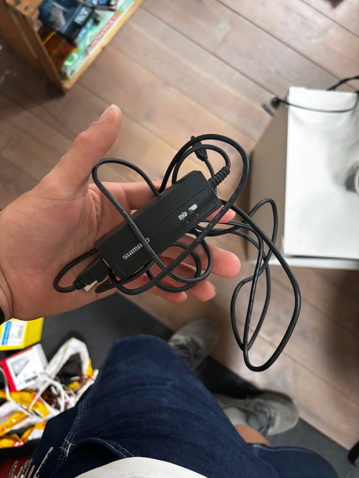 Shimano Di2 11 speed oplader, Vélos & Vélomoteurs, Accessoires vélo | Compteurs de vélo, Enlèvement ou Envoi, Comme neuf