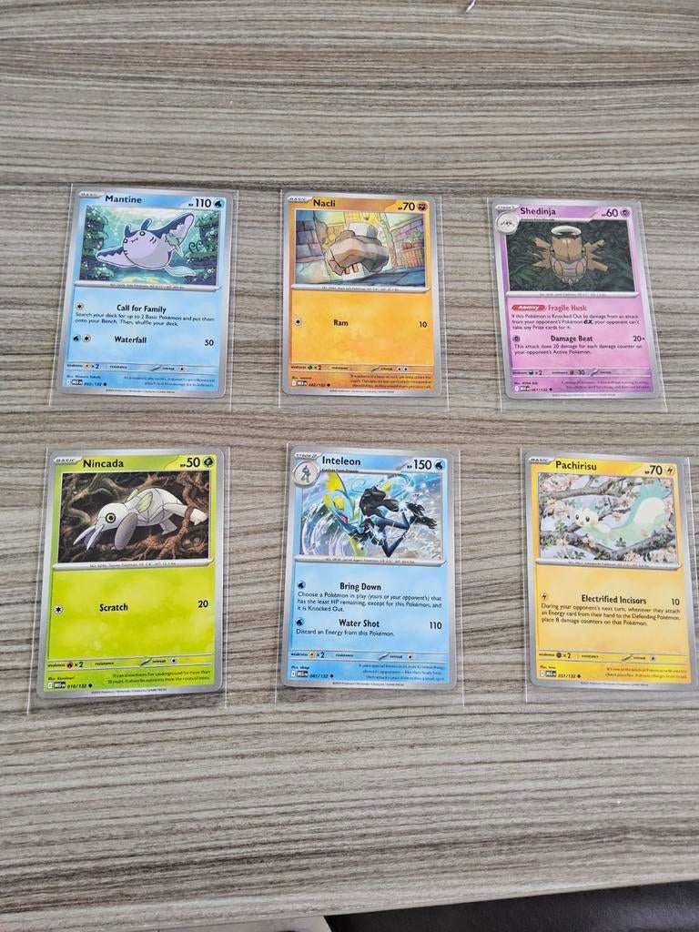 Pokemonkaarten per stuk te koop of ruilen, Ophalen of Verzenden