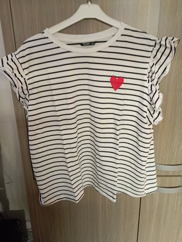 wit gestreept t-shirt SHEIN CURVE mt 4XL NIEUW, Kleding | Dames, Grote Maten, Wit, Nieuw, Shein Curve, Shirt of Top