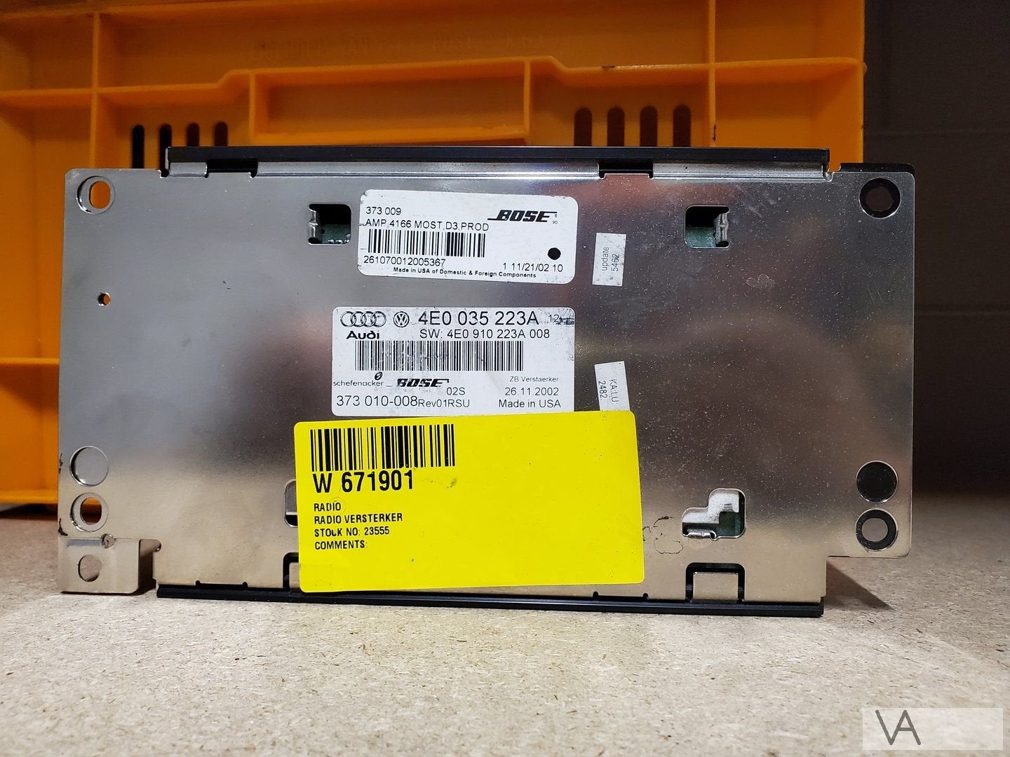 Audi A8 d3 2002 - 2009 radio versterker BOSE 4e0035223a €50, Ophalen of Verzenden, -, -, -